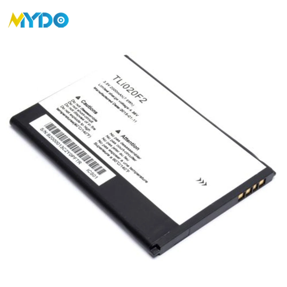 

2000mah test one by one TLi020F2 battery for mobile phone alcatel one touch 7040