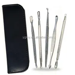 5PCS Face Care Stainless Steel Skin Remover Kit Bl