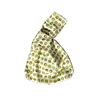 Women Small Fashion Shopping Handbags Simple Carry Knot Wrist Bag