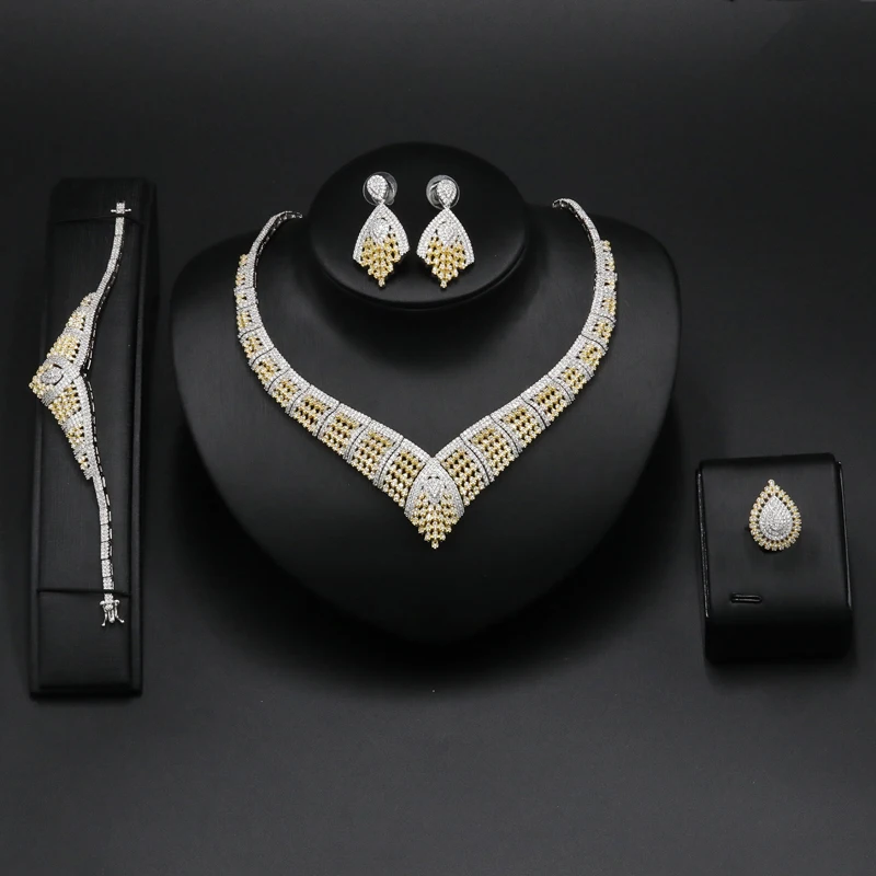 

High Quality African Gold Plated Pendant and Earring Jewelry Sets Guangzhou Jewelry