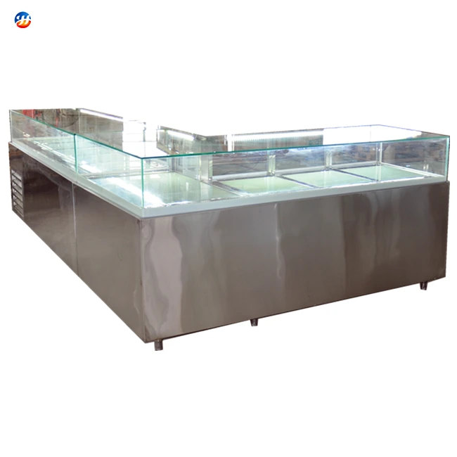 Golden Supplier Birthday Cake Dessert Shop Used Bakery Display Counter