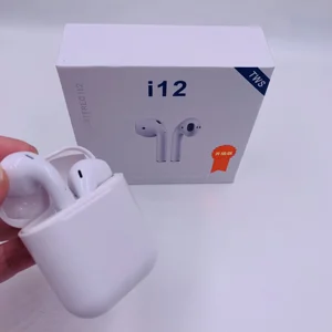 i12 TWS Wireless Bluetooth Ear Earbuds Charging Box