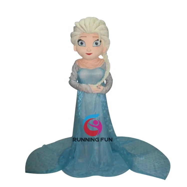 

Hot!!! High quality frozen Elsa mascot costume for adults, cartoon character costume for sale