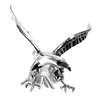 Customized Large Outdoor Decoration Stainless Steel Sculpture of Eagle