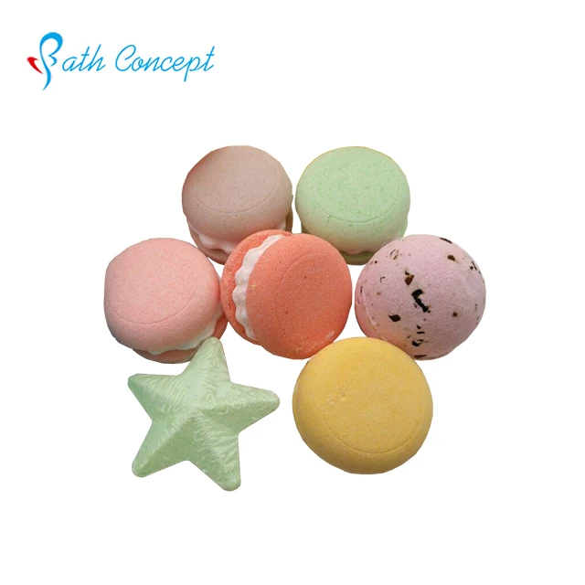 

Bath concept bath bomb customized shape bath fizzer, Colorful/customized