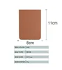 Custom brown PU comb holder with classic comb leather comb case