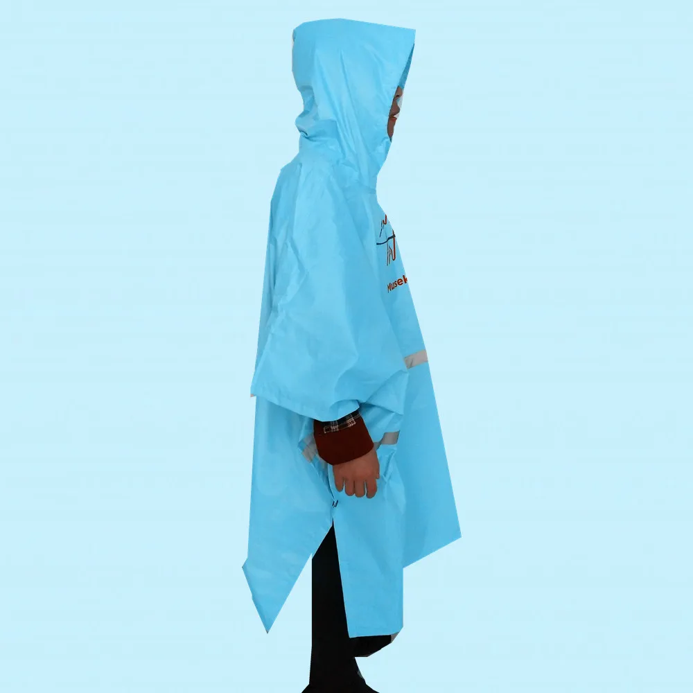 
High quality waterproof disposable rain poncho reusable eva/pvc rain coat poncho 