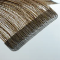 

Human virgin hair extensions invisible 24 inch tape hair extension blue