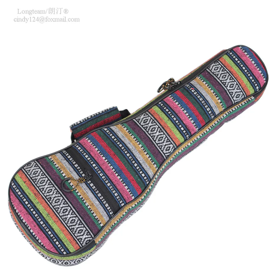 Bohemia Style Ukulele Bag Soprano Concert Tenor Backpack Hawaii Ukulele