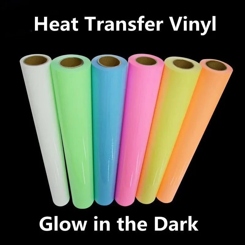 Glow In Dark Luminous Film Fluorescent Vinyl Wholesale Htv Vinyl Roll For Garment Buy Glow In