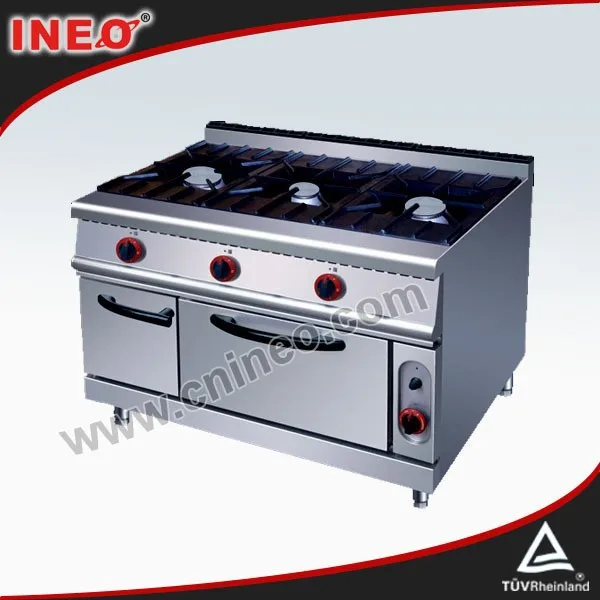 Restaurant Commercial 3 Burner Gas Stove 3 Burner Das Cooktop With