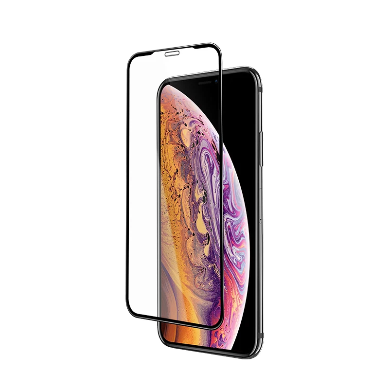 

HOCO 0.33mm Full HD Tempered Glass for iPhone XR XS XS Max Tempered Glass Screen Protector, Black