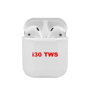 Amazon Wholesale Best Quality i30 Bluetooth Earbuds Earphone HeadPhone New Product TWS Wireless Charging Earbuds