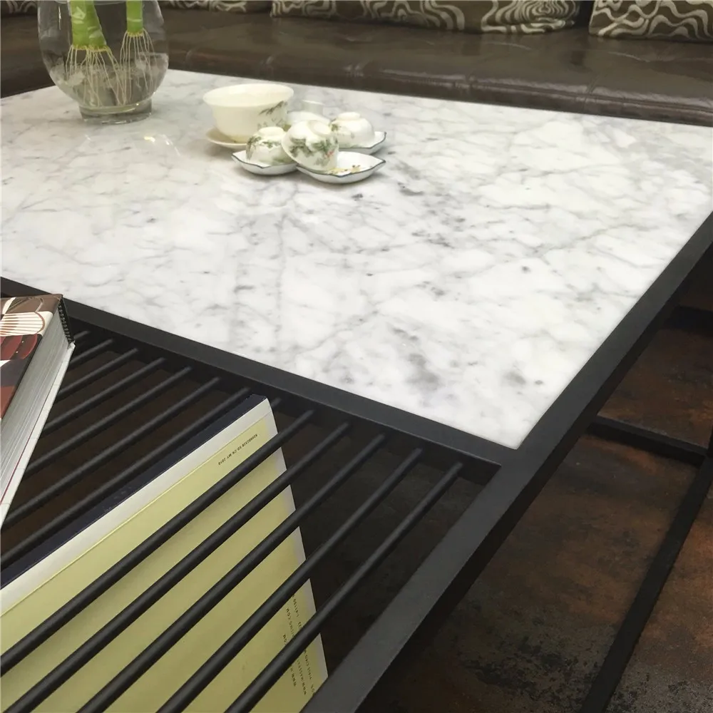 Replication Grill Table Designed By Zeren Saglamer With Marble Or