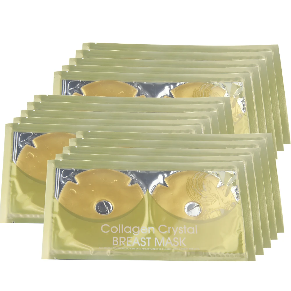 
Private Labeling Firming Anti Wrinkle Gold Breast Collagen Mask crystal collagen gold mask 