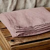 100% linen fabric bed sheet sets bedding set with stone washed high quality