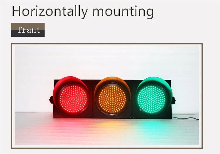 China Traffic Provider Hot Sale 300mm 3 Colors Cars Vehicle Signal Light