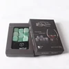 Eco-friendly square green semi-precious 9 PCS Set Ice Cubes,whiskey stones