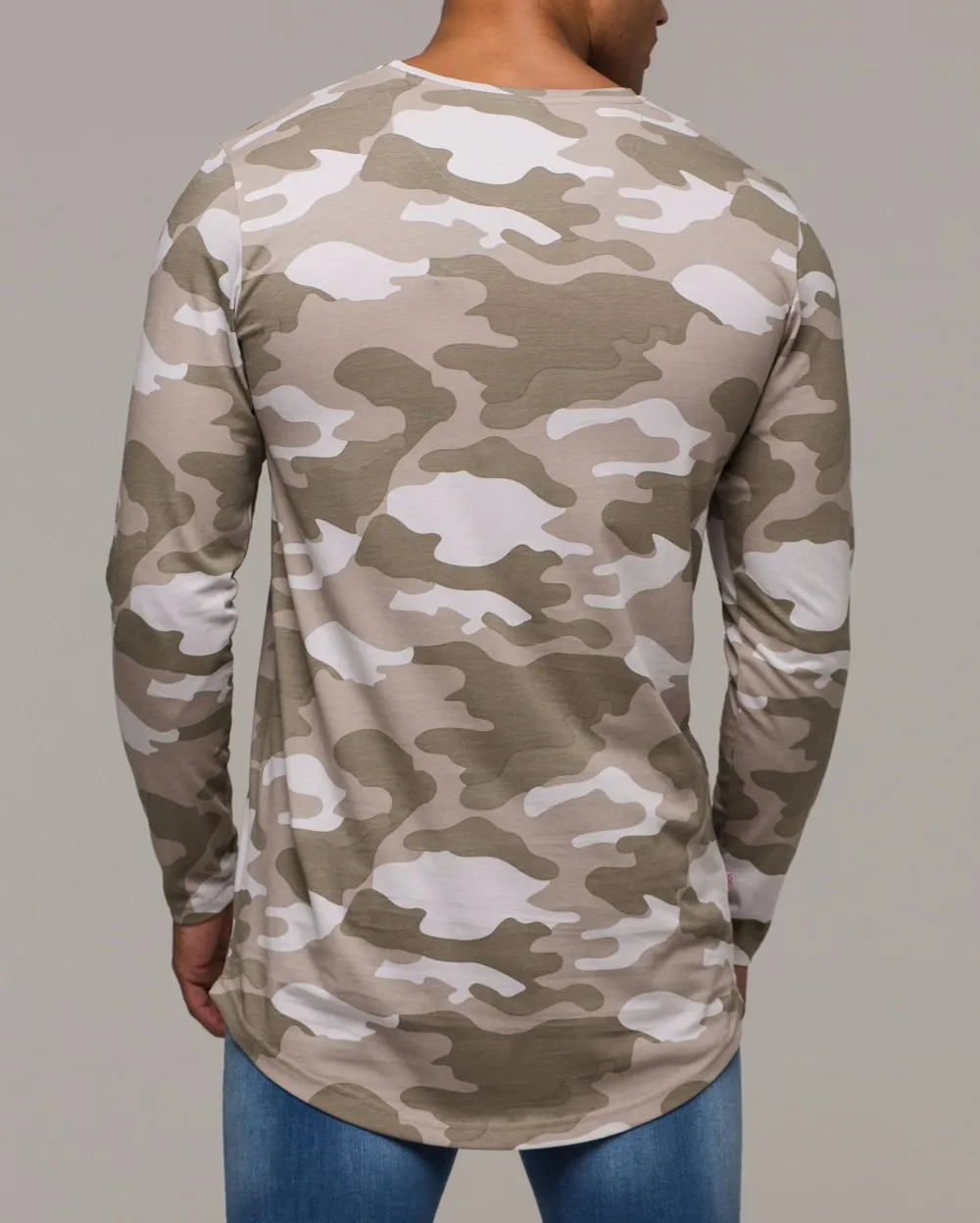 Camo Printing Long Sleeve 100 Polyester Round Neck T Shirts Wholesale Factory Price Buy Camo