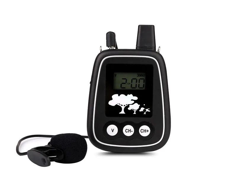 

Wireless Tour Guide System for Guiding Simultaneous Translation Museum Visiting Coaching, Black