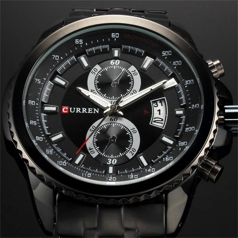 

2016 hot selling curren men fashion elegance watch, 4 colors