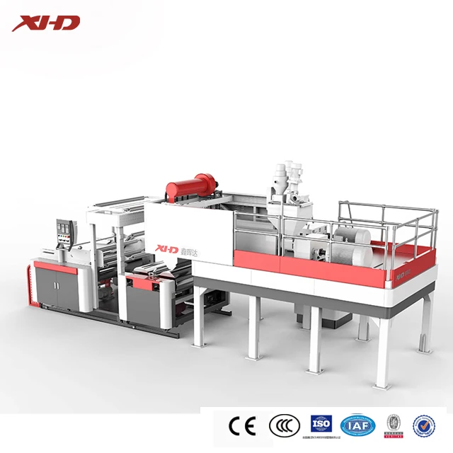 
XHD-55/75X1250 High capacity mini PE stretch film extruder production line 