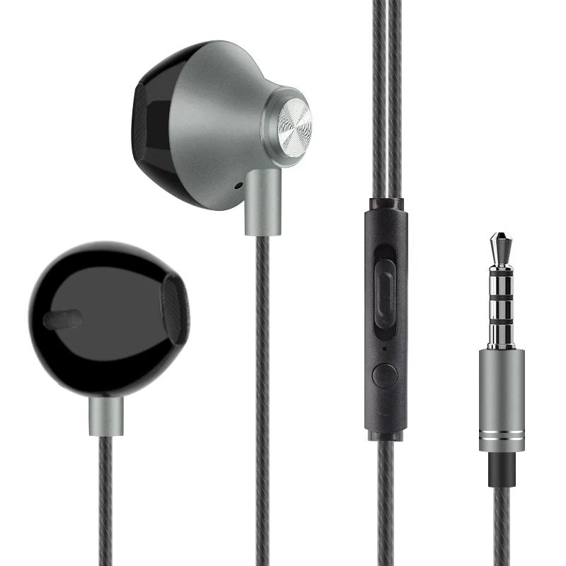 

2019 Sports Super Bass Stereo Headphones Metal Wired Earphone