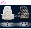 Luxury White Leather Office Reception Customer Chair