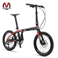 

22 speeds portable carbon frame folding bike with Rear Derailleur RD-5800