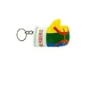 Promotional Gifts Mini Boxing Glove berber kabylia amazigh Flag Keyring Custom Logo Keychain KG933
