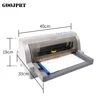 USB 24 Pins Document Dot Matrix Impact Printer A4 Size Paper TH880