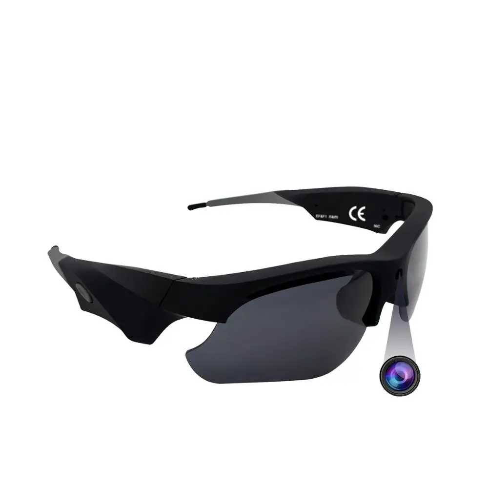 

1920*1080P Full HD Spy Sunglasses Glasses Video Hidden Camera DVR, Black mini dv