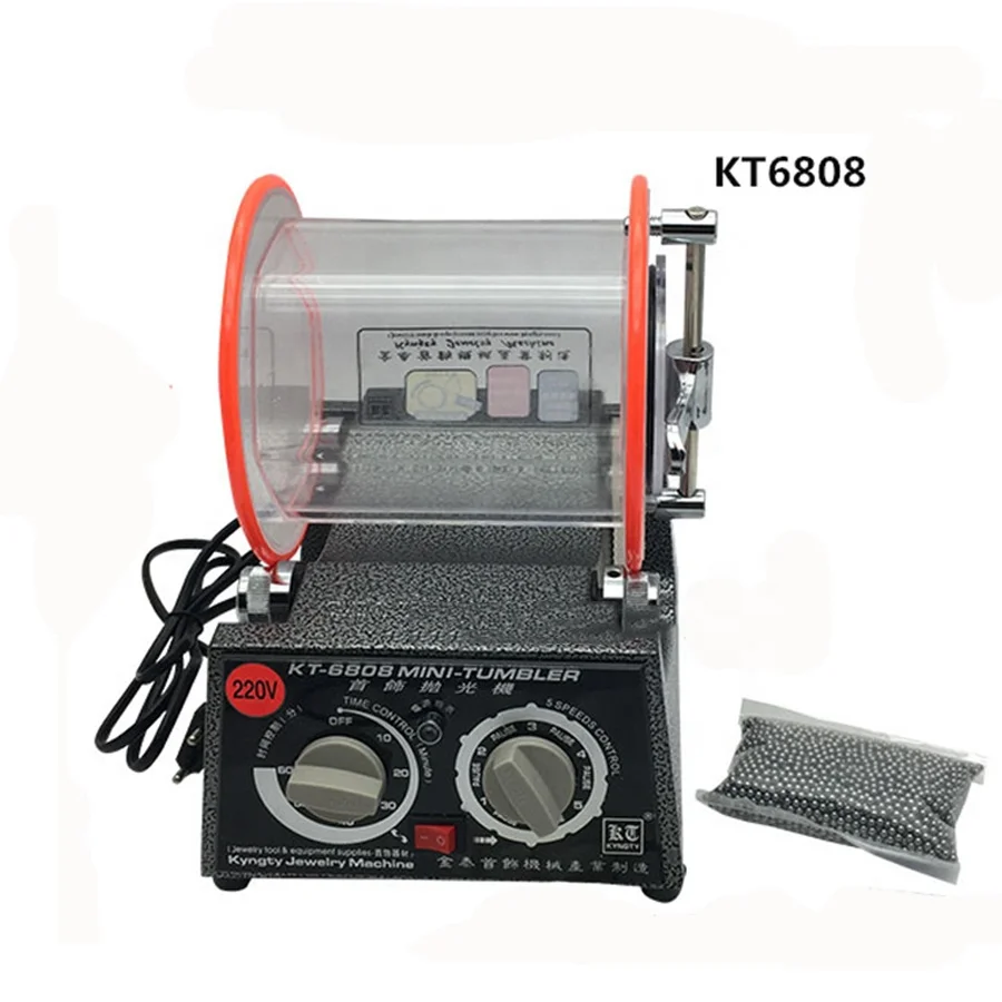 

KT 6808 Lapidary Tools Polishing Tumbling Machine Mini Rotary Tumbler