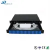 China Supplier patch panel for FTTH terminal box 24 / 12 / 48 port Duplex SC adapter with transparent plug