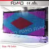 3m*6m party image vision backdrop with full color lights playing programs P90mm video curtain