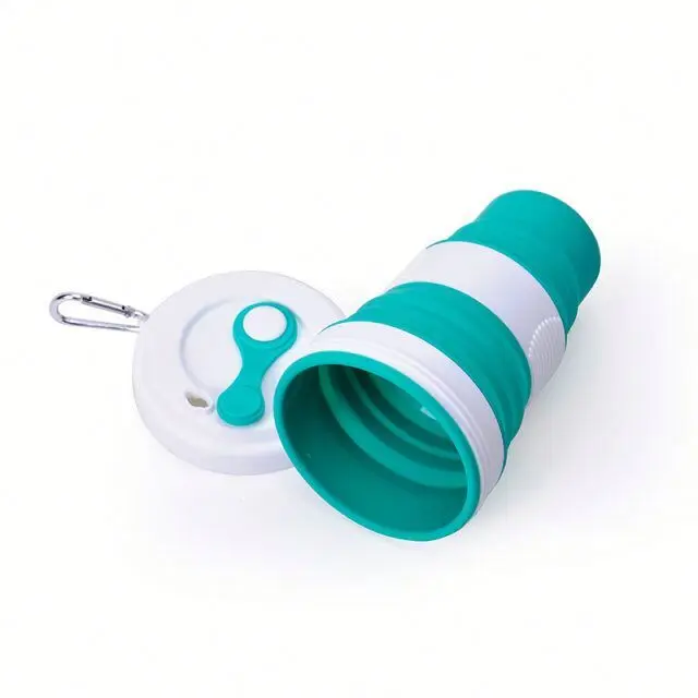 

1000 ml Silicone Folding Pet Bowl Outfit Portable Travel Cup For Dog Outdoor Cat Feeder Utensils, Green ,orange ,grey ,blue, fruit green and customized
