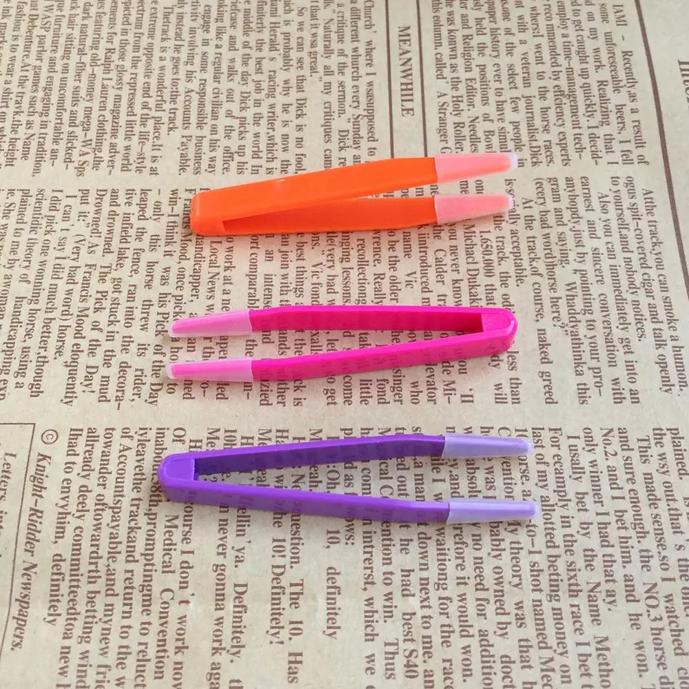 
6CM contact lens tweezer with silicon 