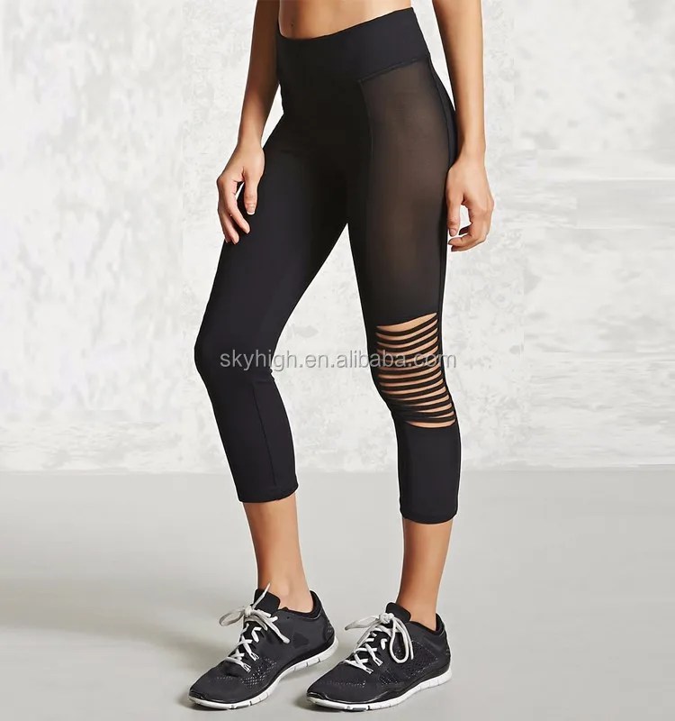 womens mesh gym leggings