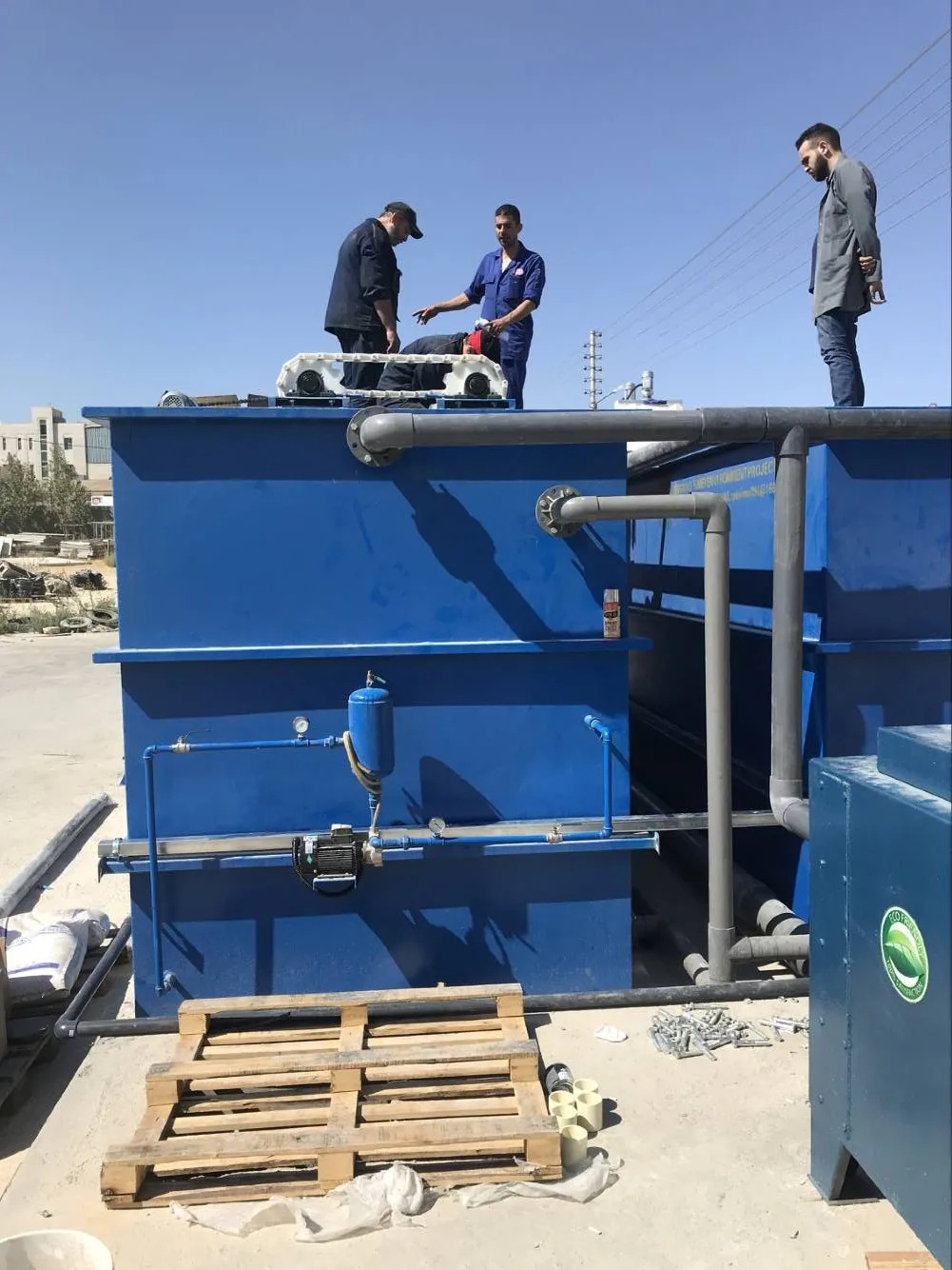 Package Portable Waste Water Treatment Plant Mbr System Industrial And