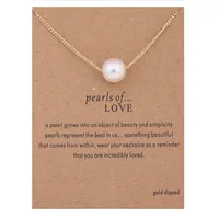 

Personalized make a wish card necklaces gold/silver single pearl/quadrofoil/infinity/pearl sunlight pendant choker necklace