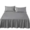 100% cotton soft comfortable bed sheet sets bed skirt