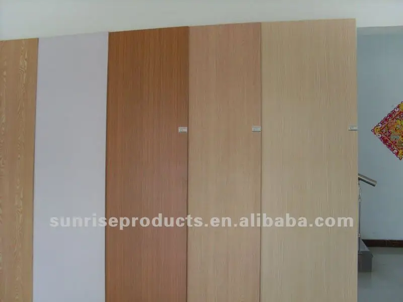 12mm high glossy surface finish melamine coated plywood