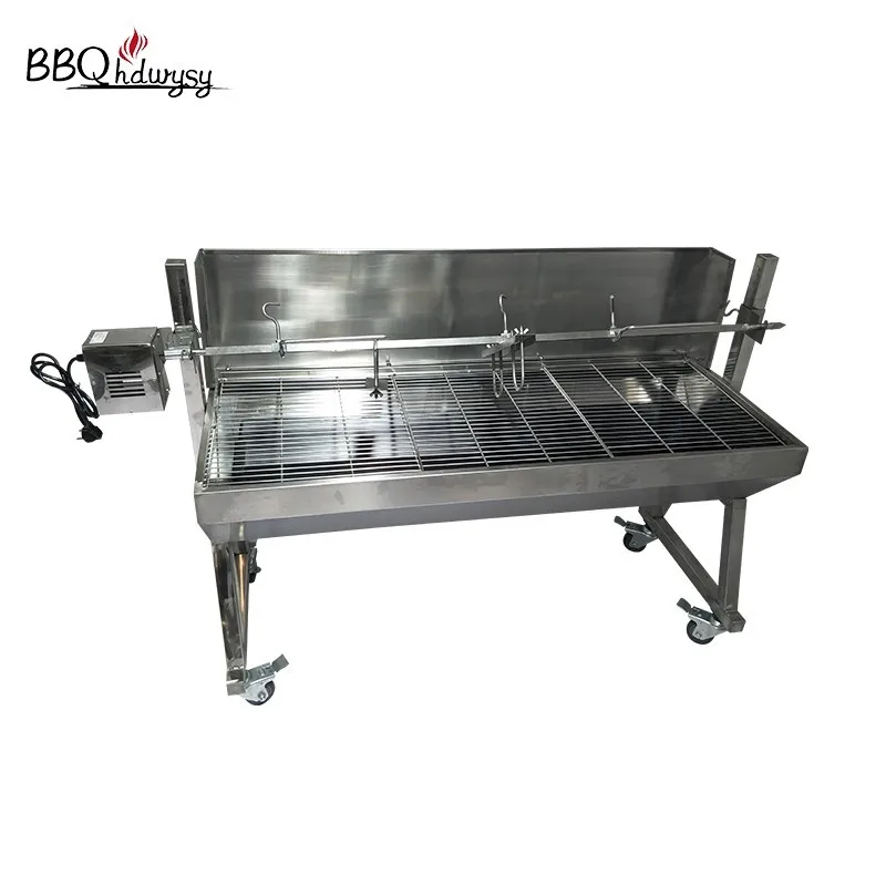 Auto Rotisserie Charcoal Bbq Spit Roaster Chicken Lamb Grill Buy Rotisserie Charcoal Bbq Spit