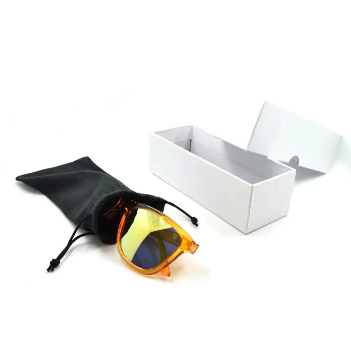 

Glasses Cloth Pouch Square Cardboard Box Custom Logo Microfiber Eyeglasses packing wholesale sunglass case