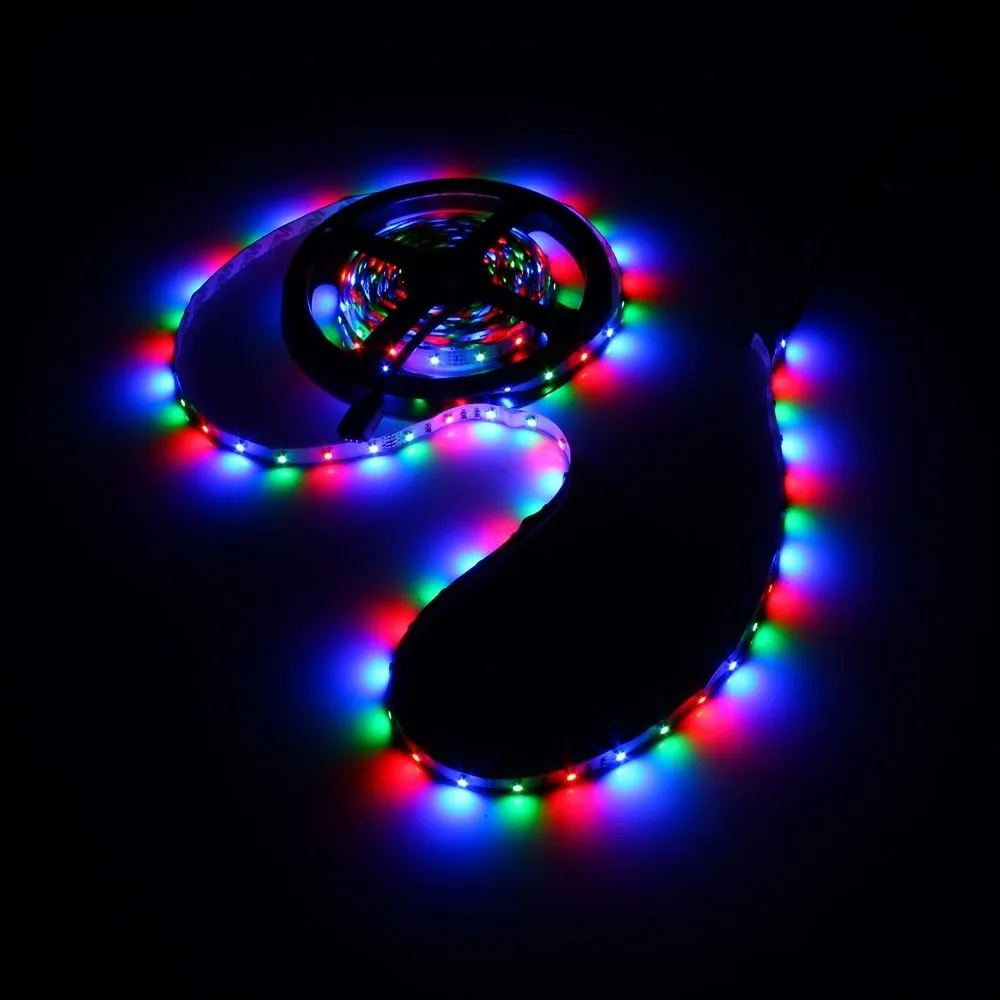 12v 3528 RGB Neon Led Strip Light Controller 300smd White PCB Flexible Light Strip