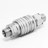 ISO 5675 Series push and pull type bulkhead break away double acting sleeve one hand operation hydraulic quick coupling