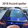 2018 spoiler base coat brilliant black for Honda Accord US version 1:1 thicken spoiler wing