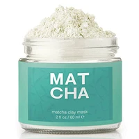 

Natural Organic Matcha Green Tea Clay Powder Facial Mask peel off, Antioxidant, Gentle Exfoliation