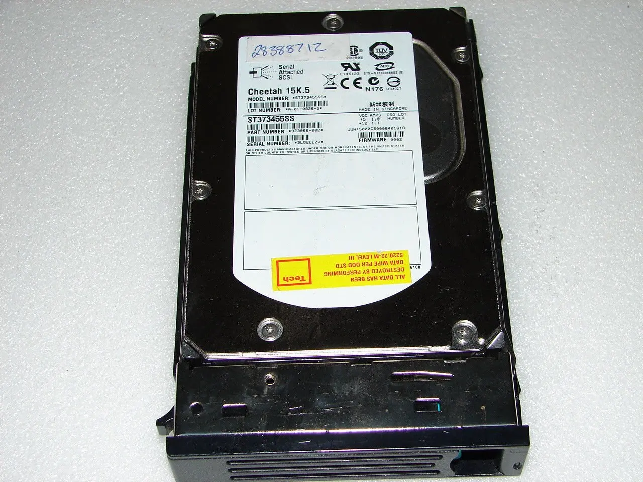 TOSHIBA AL13SXB600N 600GB 15K 6G SFF 2.5/" SAS HDD HAR DRIVE