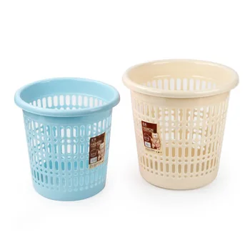 Plastic Waste Paper Basket Without Lid Mesh Wastebasket Wire Rubbish Plastic Waste Paper Basket Without Lid Mesh Wastebasket Wire Rubbish Bin